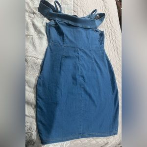 Denim dress new without tags